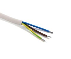 Kabel silikonový CSSS V05SS-F 3Cx2,5, ProPS, bílý - 1 m