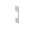 Krátká lišta rovná Assa Abloy LRF110, 110x24x3 mm - zinek