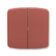 Kryt spínače dělený ABB Tango 3558A-A652 R2 - vřesová červená