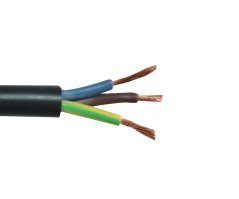Kabel H05RR-F 3x1,5 Prysmian, černý