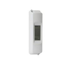 Kryt jističe zkosený YERLI ÜRETIM CP 01011, IP40, 1 modul - bílá