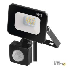 LED reflektor SIMPO s pohybovým čidlem, 10 W, černý, neutrální bílá Emos ZS2313