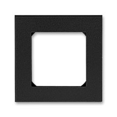 Rámeček jednonásobný ABB Levit 3901H-A05010 63 - onyx/kouřová černá