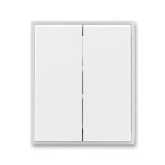 Kryt spínače dělený ABB Element 3558E-A00652 01 - bílá/ledová bílá