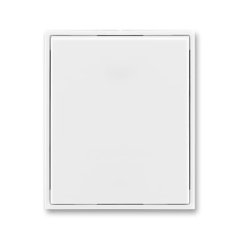Kryt spínače jednoduchý ABB Element 3558E-A00651 03 - bílá/bílá