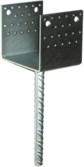 Kotevní patka do betonu U 120x120x120mm, M20, zinek