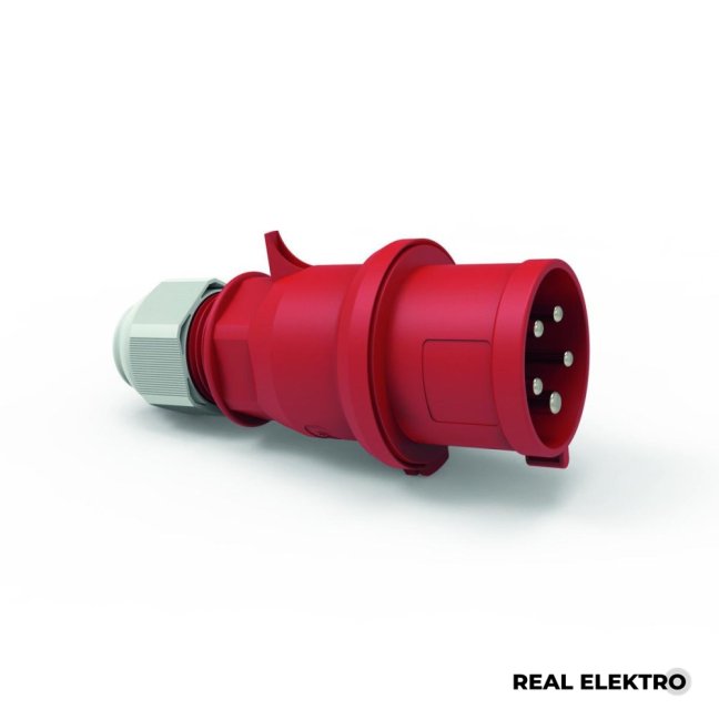 Vidlice se změnou fáze 32A 5p 400V IP44 6h Quick-Connect Bals 227 Vidlice se změnou fáze 32A 5p 400V IP44 6h Quick-Connect Bals 227