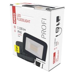 LED reflektor INOVO 10W, antracit, neutrální bílá Emos ZS2612