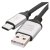 Nabíjecí a datový kabel USB-A 2.0 / USB-C 2.0, 1 m, černý Emos SM7025BL