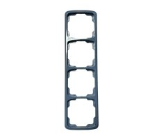 Rámeček čtyřnásobný, svislý ABB Tango 3901A-B41 M2 - světle modrá
