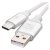 Nabíjecí a datový kabel USB-A 2.0 / USB-C 2.0, 1 m, bílý Emos SM7025W