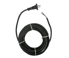 Flexo PVC šňůra 862151-1-1/10, rovná vidlice, černá - 10 m