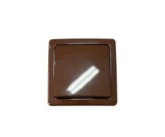 Ovladač zapínací kompletní ABB Swing 3557G-C80340 H1, řazení 1/0 - hnědá