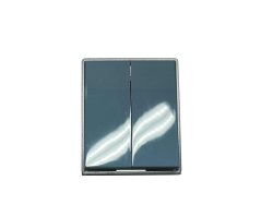 Kryt spínače dělený ABB Element-Time 3558E-A00652 23 - bouřková/ledová šedá