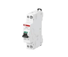 Chránič s jističem (1P+N) ABB DS301C B16 A30, 16A, 30mA, charakteristika B, typ A, 6kA