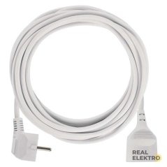 Prodlužovací kabel 7 m / 1 zásuvka / bílý / PVC / 1 mm2 Emos P0117