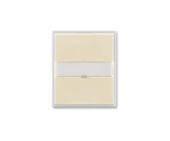 Kryt spínače s popisovým polem ABB Element-Time 3558E-A00610 21 - slonová kost/ledová bílá