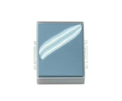 Spínač jednonásobný kompletní ABB Element-Time 3558E-A06940 23, IP44, řazení 6 - bouřková/ledová šedá