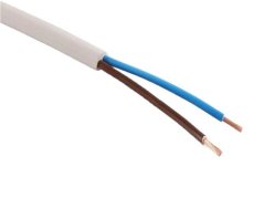 Kabel CYSY H05VV-F 2x1,5 Prysmian, bílý