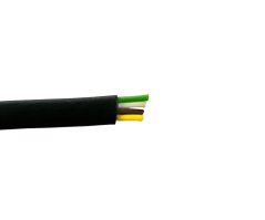 Kabel pro sdělovací zařízení SPRM 4-22 C, NKT, plochý, černý - 1 m