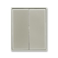 Kryt spínače dělený ABB Time 3558E-A00652 32 - starostříbrná
