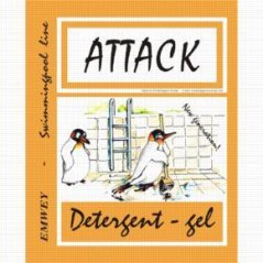 Čistící přípravek na bazény Attack detergent gel - 1 l