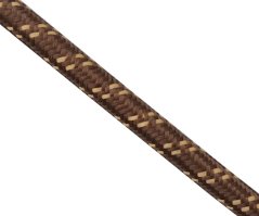 Kabel CYSY H05VV-F 2x2,5 Precon, opředený, hnědý/zlatý