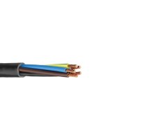 Kabel H05RR-F 5x1,5 Prysmian - černý