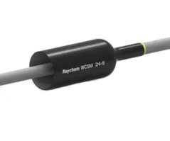 Silnostěnná bezhalogenní teplem smrštitelná trubice/bužírka s lepidlem Raychem WCSM 24/6-1000/S černá