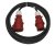 Gumový venkovní prodlužovací kabel 3 fázový Emos PM0902 400 V, 2,5 mm2, černý, 10 m