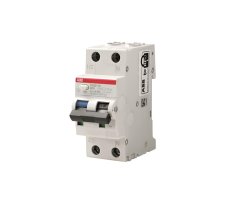 Chránič s jističem Compact 1+N ABB DS201 B10 A30, 10A, charakteristika B, 30mA, 6kA