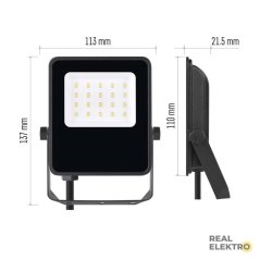 LED reflektor Emos Visio ZS2513, IP65, 10 W, černý, neutrální bílá