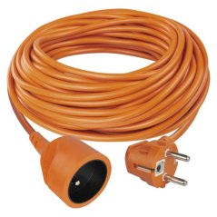 Prodlužovací kabel 20 m / 1 zásuvka / oranžový / PVC / 230 V / 1,5 mm2 Emos P01120