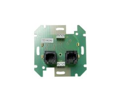 Přístroj telefonní zásuvky dvojnásobné ABB Tango 5013-A114