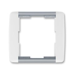 Rámeček jednonásobný ABB Element 3901E-A00110 04 - bílá/ledová šedá