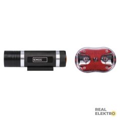 LED přední + zadní svítilna na kolo P3920 na 5× AAA, 150 lm Emos P3920