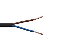 Kabel CYLY H03VVH2-F 2x0,75 Prysmian, černý