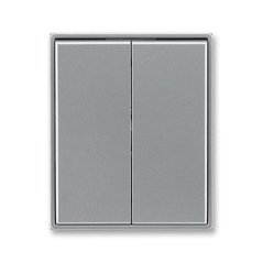 Kryt spínače dělený ABB Time 3558E-A00652 36 - ocelová
