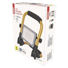 LED reflektor ILIO 21W, žlutý-černý, IP44, 1900 lm, neutrální bílá Emos ZS3322