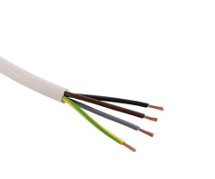 Kabel CYSY H05VV-F 4G0,75 Prysmian, bílý