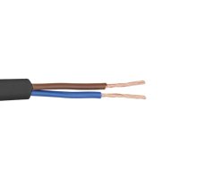 Kabel CYLY H03VV-F 2x0,50 NKT, černý