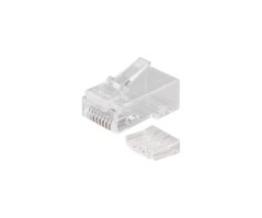 Konektor pro UTP Emos RJ45 CAT6 - průhledný