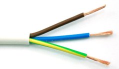 Kabel trojlinka bílá CYLY 3G0,5 B H03VV-F 3x0,5 Prysmian