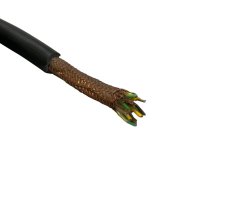 Sdělovací kabel se stíněním SRO 16-22 C, NKT, černý - 1 m