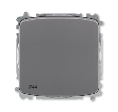 Přepínač střídavý, s krytem, řazení 6, IP44, bezšroubové svorky ABB Tango 3559A-A06940 S2 - kouřová šedá