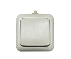 Spínač ABB Variant 3558-07600 B, IP44, řazení 7 - bílá