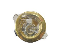 Kruhové podhledové svítidlo Kanlux AL-204-G, IP20, GU10/GZ10, 50 W - zlatá