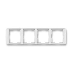 Rámeček čtyřnásobný, vodorovný ABB Element 3901E-A00140 01 - bílá/ledová bílá