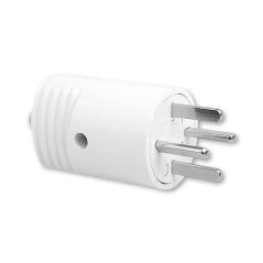 Vidlice s přímým vývodem, 10 A, 440 V AC, vzor D ABB 5538N-C01704 B - bílá