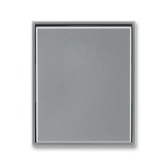 Kryt spínače jednoduchý ABB Time 3558E-A00651 36 - ocelová